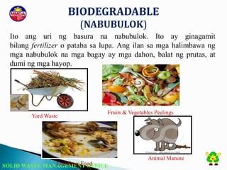 ano ang non biodegradable tagalog|Ano ang Kahulugan ng Biodegradable, Compostable, at .